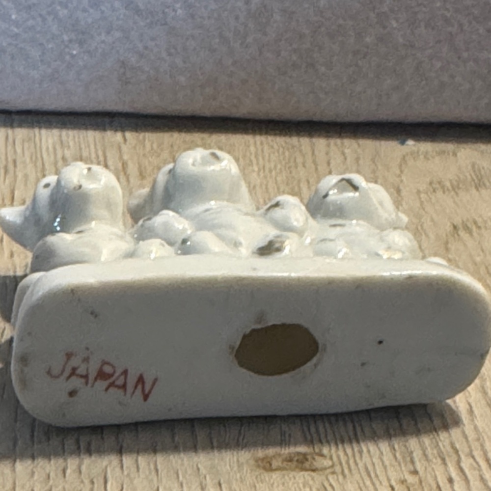 Vintage spaghetti poodle and Japan Terrier Ceramic Dog Figurines MCM - Picture 7 of 12